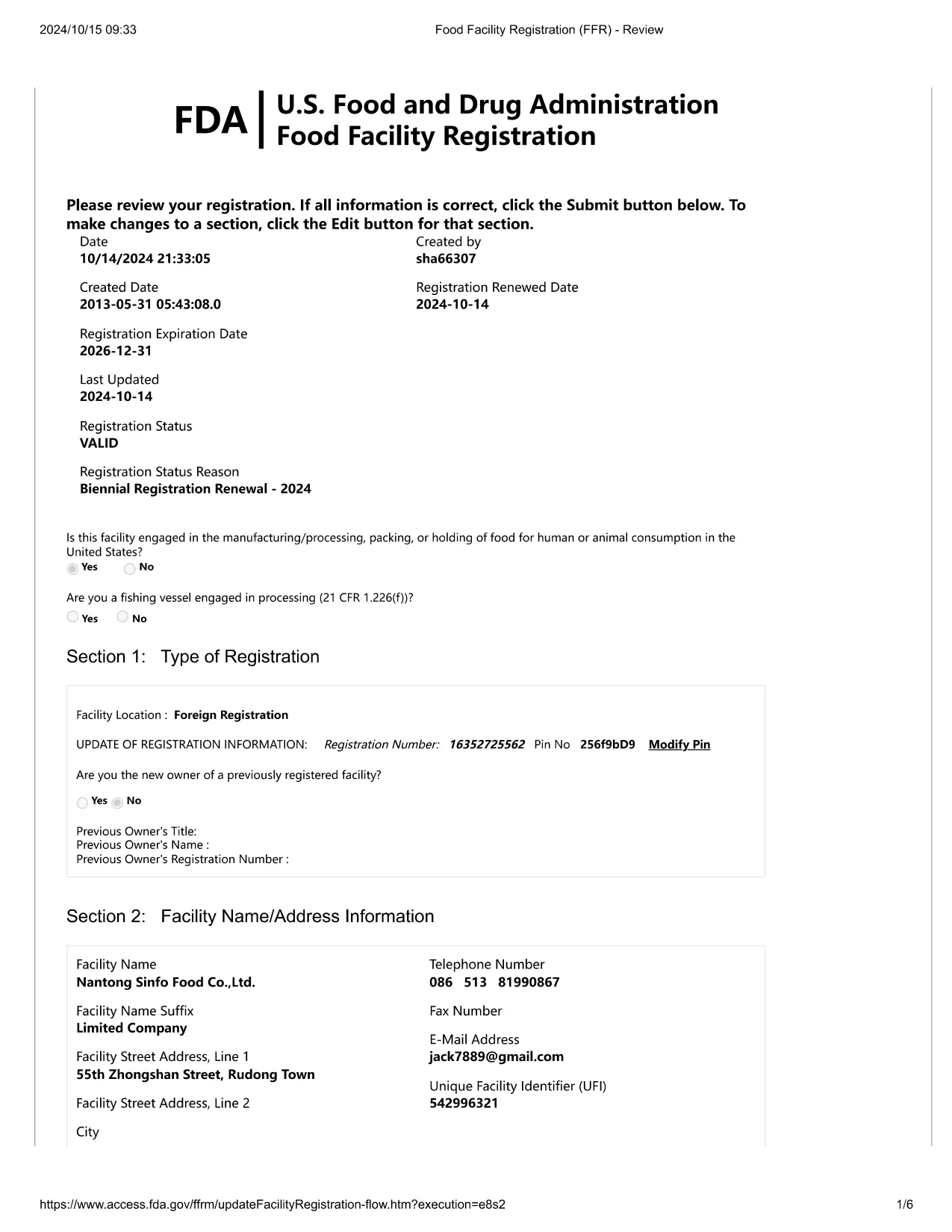 FDA2026 Mỹ